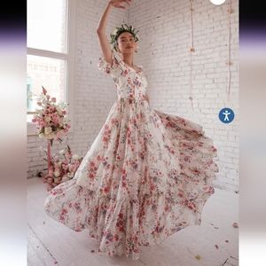 Jessakae cream floral dress